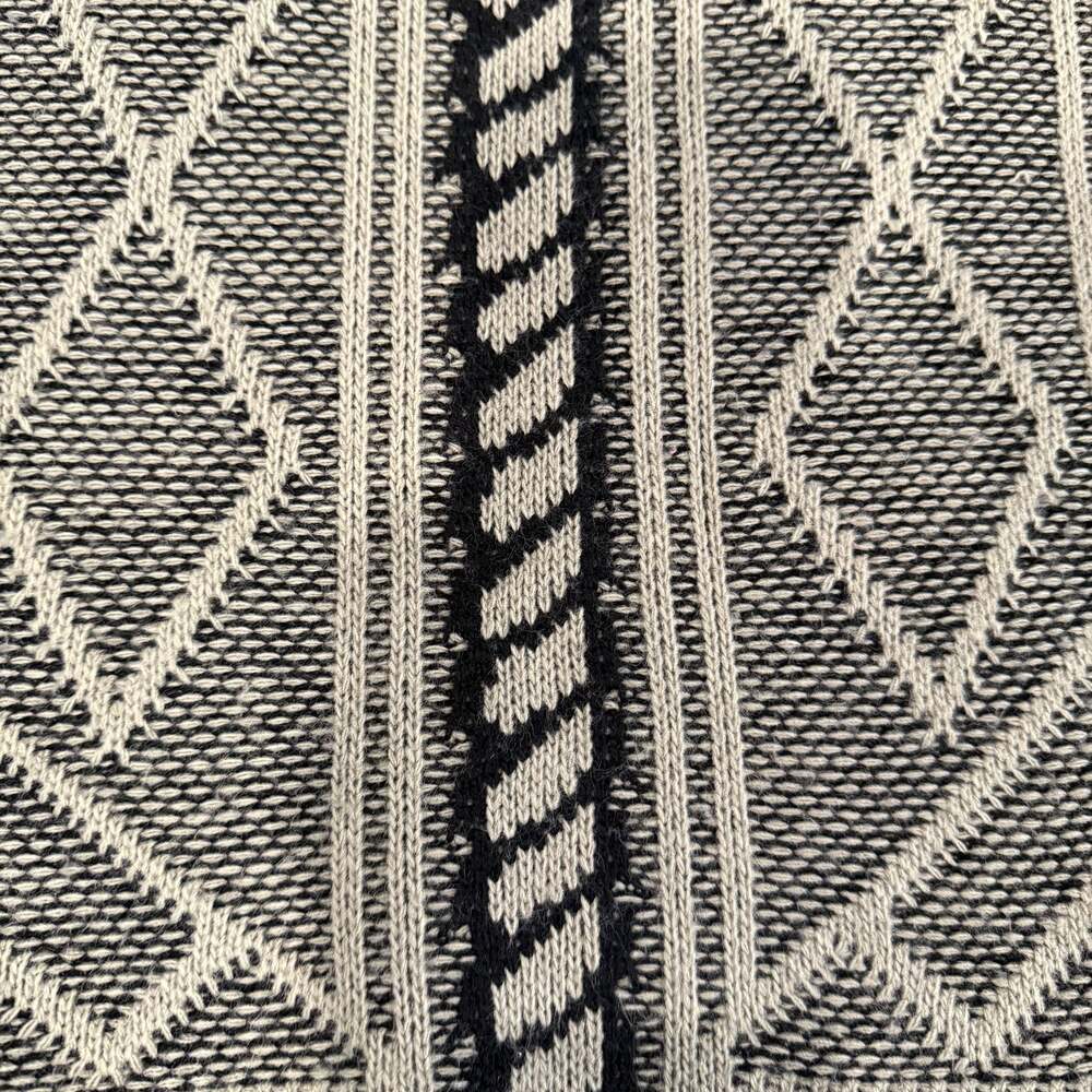 Vintage 80s London Fog Geometric Knit Crewneck Sweater, Size XL. - Picture 13 of 16